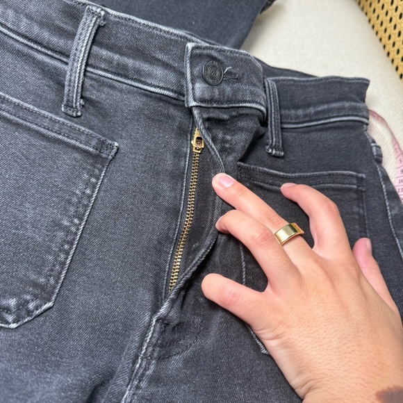 MOTHER The Patch Pocket Rambler Zip Sneak Jeans Size 26 - Picture 14 of 14